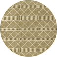 thumbnail image 2 of Unique Loom Outdoor Trellis Collection Area Rug - Dalyan (7' 10" Round Green/Ivory), 2 of 9