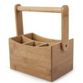 thumbnail image 1 of Core Home CTLH-355 Natural Core Bamboo Cutlery Caddy, 9 x 4.8 x 6.5 in., 1 of 1