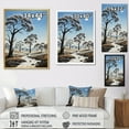 thumbnail image 4 of Designart "Nocturnal Baobab Scene" Tree Baobab Floater Framed Wall Art Living Room, 4 of 5