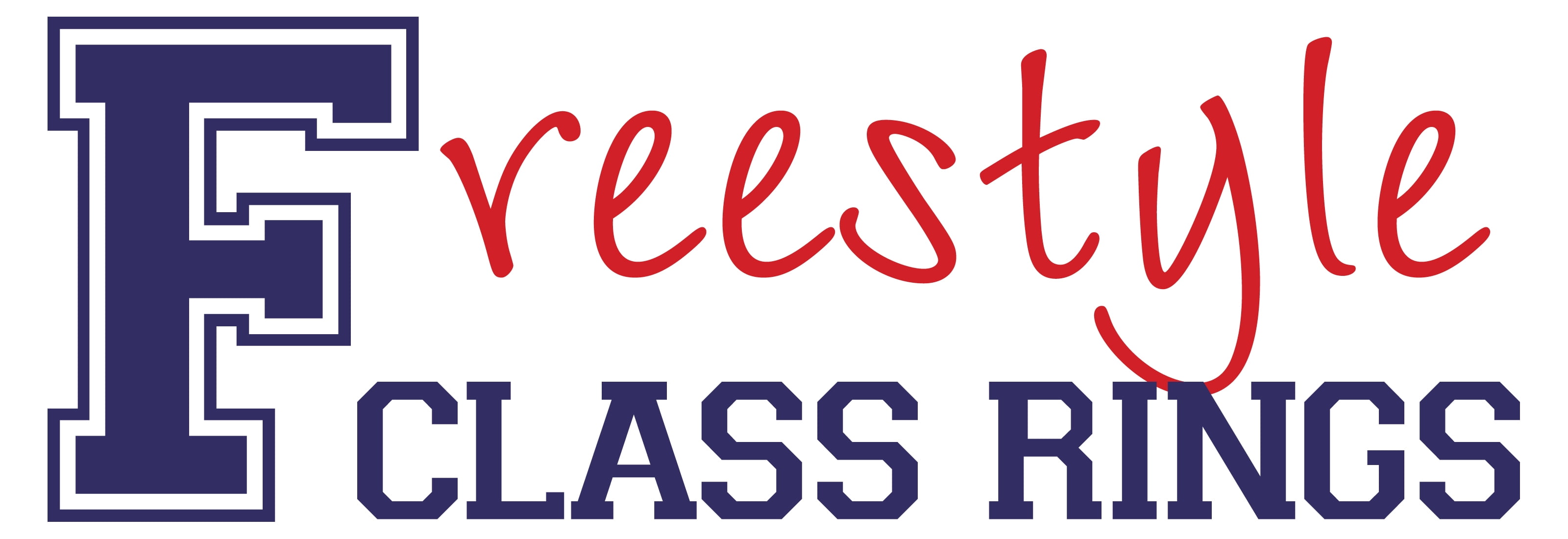 Freestyle Class Ring – Men’s Custom Celebrium® Top with Bridge Text, Personalized for High School or College, Graduation