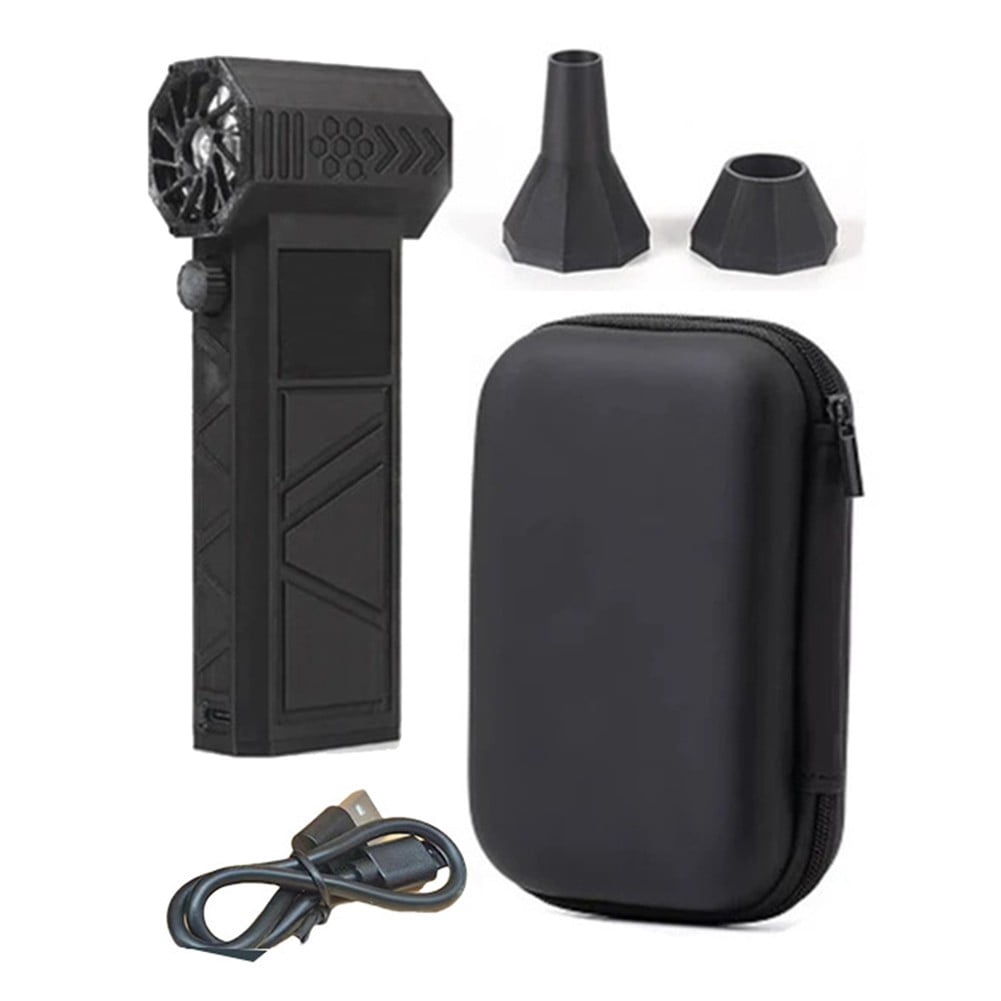 Mini Electric Air Blower Duster Cleaner Tool 140000RPM 52m/s Powerful Airflow Quiet Operation Long-Lasting Battery B
