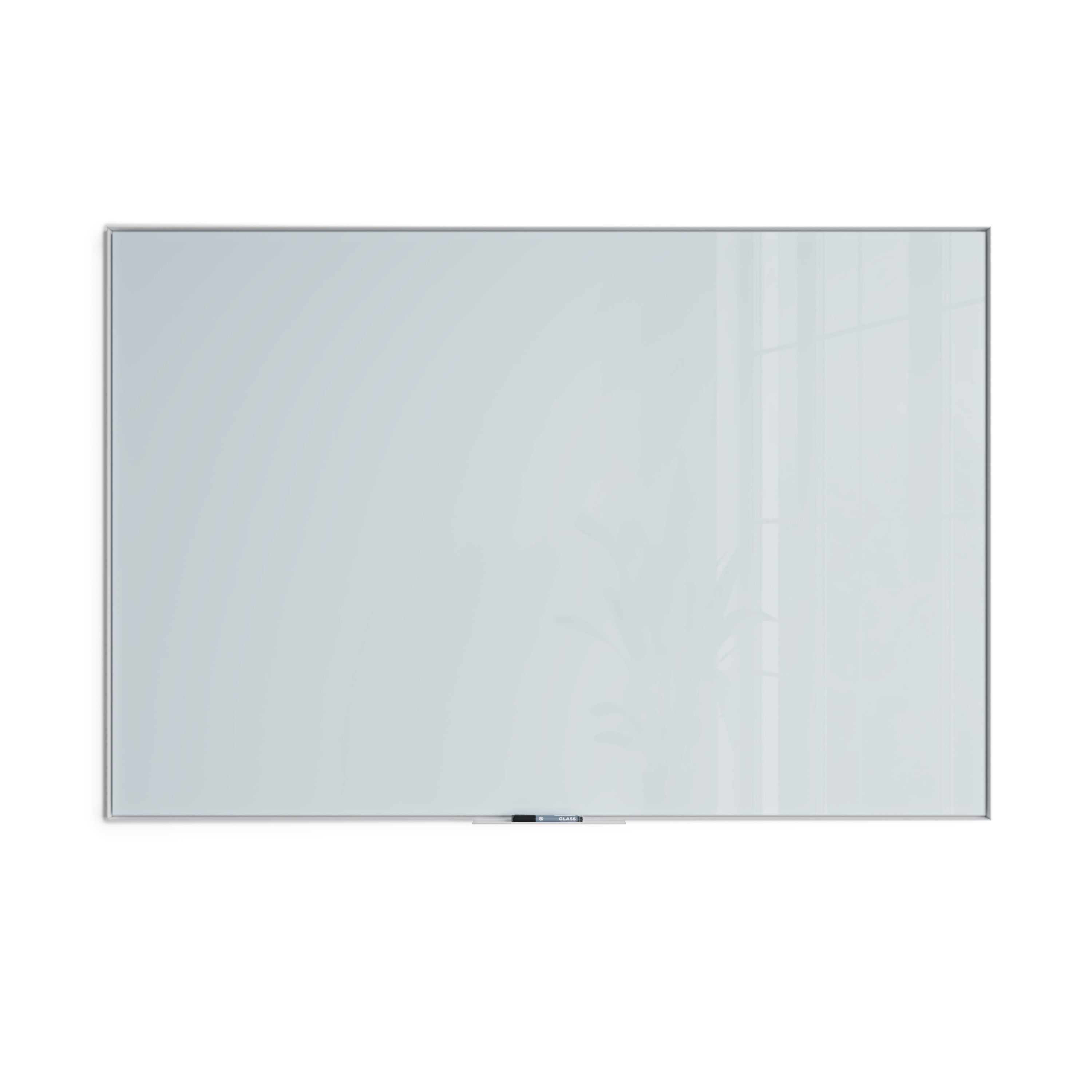 U Brands Glass Dry-Erase Whiteboard, 3' x 4' (121U00-01)
