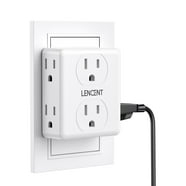 Presto Plug Outlet Extender, 2 USB Ports, 2 AC Outlets, 4ft Cord Small ...