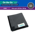 thumbnail image 3 of Coolaroo On the Go Elevated Pet Bed Replacement Cover, King, Steel Gray, 3 of 5