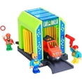 thumbnail image 2 of HYPERLIVING Wooden Railway Accessories Car Wash for Railway Track, Train Toy Accessories Compatible with All Major Brands of Train Set System, Railway Track Station for Children Aged 3 and Over, 2 of 6