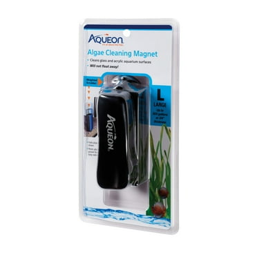 Aqueon Aquarium Algae Cleaning Magnets Glass/Acrylic, Black Large
