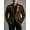 B_Olive, variant on Men's Solid Faux Suede Blazer, Quilted Leather Patchwork Single-Breasted Slim Fit Notch Lapel Sport Coat