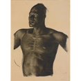 thumbnail image 2 of Alexander Evgenievich Yakovlev 11x14 Black Ornate Wood Framed Double Matted Museum Art Print Titled: Sara Lepisteur, Bahr Ouandja (1925), 2 of 5