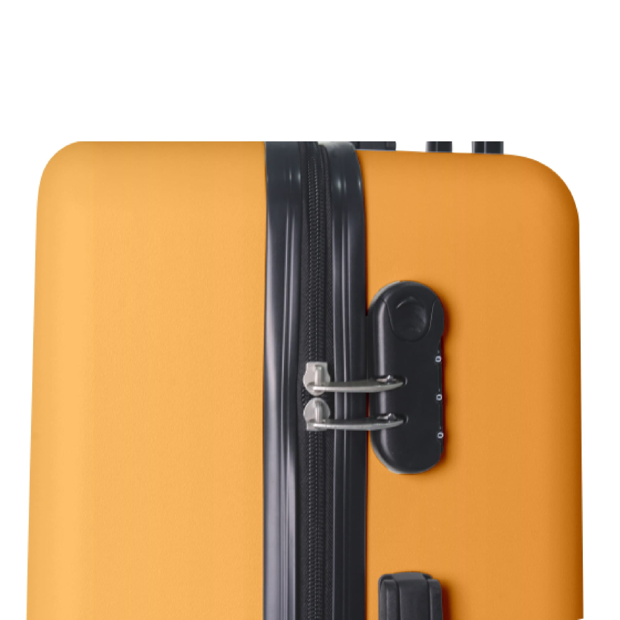 MAYEERTY 3-Piece ABS Luggage Set, Spinner Wheels, TSA Lock, Lightweight Suitcase, Tulip Yellow