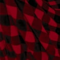 thumbnail image 4 of PAVILIA Buffalo Plaid Sherpa Blanket Queen | Fuzzy Red Black Checkered Flannel Fleece Blanket for Couch Bed | Fluffy Warm Soft Christmas Plush Microfiber Blanket | 90x90, 4 of 7