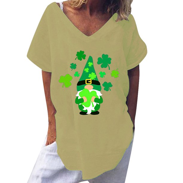 st patrick's day shirts women's plus size