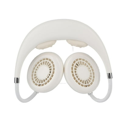 

Dioche Hanging Neck Fan Portable Multifunction Leafless Massage Aromatherapy Neck Fanfor Outdoor Home Bladeless Fan