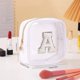 thumbnail image 1 of Elegante bolsa de maquillaje tipo almohada, organizador de viaje de gran capacidad para cosméticos y artículos de tocador., 1 of 1