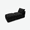 Black#1, variant on Leather Sectionals, Modern corduroy cloud sofa, can be freely combined and has a comfortable sitting experience, suitable for modern living room furniture in homes, apartments, and offices