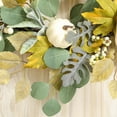 thumbnail image 5 of Antqov Fall Wreaths for Front Door with Maple Leaves & Sunflowers Pumpkin, Fall Door Wreath Autumn Wreaths for Outdoor Indoor Party Holiday Porch Wall Window Home Decoration, 5 of 8