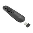 thumbnail image 2 of Logitech R500 Laser Presentation Remote Clicker with Dual Connectivity Bluetooth or USB for Powerpoint, Keynote, Google Slides, Wireless Presenter, 2 of 6