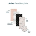 thumbnail image 6 of Gerber Baby Boy or Girl Gender Neutral Flannel Burp Cloths, 8-Pack, 6 of 6