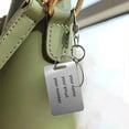 thumbnail image 3 of Customized Stainless Steel Luggage Tags: Personalize Your Suitcases And Bags With Your Text Custom Initial Text Name ID Number Diy Crafts for Girls Diy Crafts for Adults Photography Diy Crafts for, 3 of 3