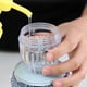 thumbnail image 4 of Cepillo de palma dispensador de jabón | Cepillo lavavajillas ergonómico con agarre antideslizante y cabezal reemplazable | Estropajo de cocina de plástico duradero para ollas, sartenes, platos,, 4 of 6