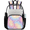 Multicolor 2, variant on Cute Koalas Clear Backpack for Stadium Events, Animals Flower Transparent Plastic Bag for Games, Security Checks, Festivals, Concerts