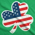 thumbnail image 2 of Mens American Flag Shamrock T Shirt Funny Saint Patricks Day Cool St Patty Humor Graphic Tees, 2 of 9
