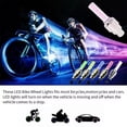 thumbnail image 3 of Wheel LED Lights for Bicycles, Motorcycles and Cars with Motion-Activated Function, Silver Body, Waterproof and Shockproof, 3 of 8