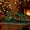 Green, variant on Silver Christmas Reindeer Figurines, pair of decorative holiday deer for mantels, shelves, tables and seasonal home displays