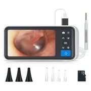 4.5 inch Screen Digital Otoscope 3.9mm Ear Wax Removal 1080P HD Ear Endoscope Camera with 6 LED 32GB Card Support Photo Video ,Various Applicable