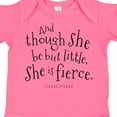 thumbnail image 4 of Inktastic Though She Be but Little Shakespeare Quote Boys or Girls Baby Bodysuit, 4 of 5