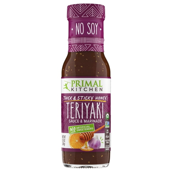 Primal Kitchen Thick & Sticky Honey Teriyaki Sauce & Marinade, 8.5 oz