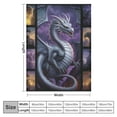 thumbnail image 4 of ARISTURING Dragon Throw Blanket Flannel Blankets Soft Cozy Lightweight Warm Blanket Bed Couch Sofa for All Seasons Kids Boys Girls Men Women Gifts, 4 of 6