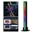thumbnail image 3 of 10x Control de voz Luz RGB 32 LED Indicador de nivel de música Plug Lámpara de noche Luz de 8 modos Cambio de color de 18 para el i, 3 of 9