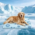 thumbnail image 2 of Dog Cooling Mat, Denbek Summer Dog Cooling Mat Washable Self Cool Pad, Pet Sleeping Pad for Crate, Bed, Indoor & Outdoor Floor, Car Seats, 2 of 5