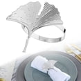 thumbnail image 3 of Decorative Tray Decor Shape Decorative Napkin Rings for Table Decor Reusable Metal Napkin Holders for Thanksgiving Christmas Wedding Elegant Dining Table Ornament Tray Decor Serving Tray Decorative T, 3 of 5