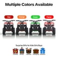 thumbnail image 6 of QEASET Electric atv Dirt Quad, 36V 500W Motor, 12-17mph Speed, Twist Grip Acceleration & Hand Operated Disc Brakes,Knobby Air Tires, Multiple Colors, Holiday Gifts, 6 of 8