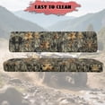 thumbnail image 4 of HUIACONG Camo Hunting UTV Seat Covers Waterproof Easy Installation 4 Wheeler Seat Cover Non-Slip Soft Fit for Kawasaki Mule 3000 3010 3020, 4 of 7