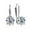 Total 2ct, variant on AnuClub 6.5mm Moissanite Drop Earrings,Total 2ct D Color Round Cut Sterling Silver Dangle Earrings for Women With Certificate