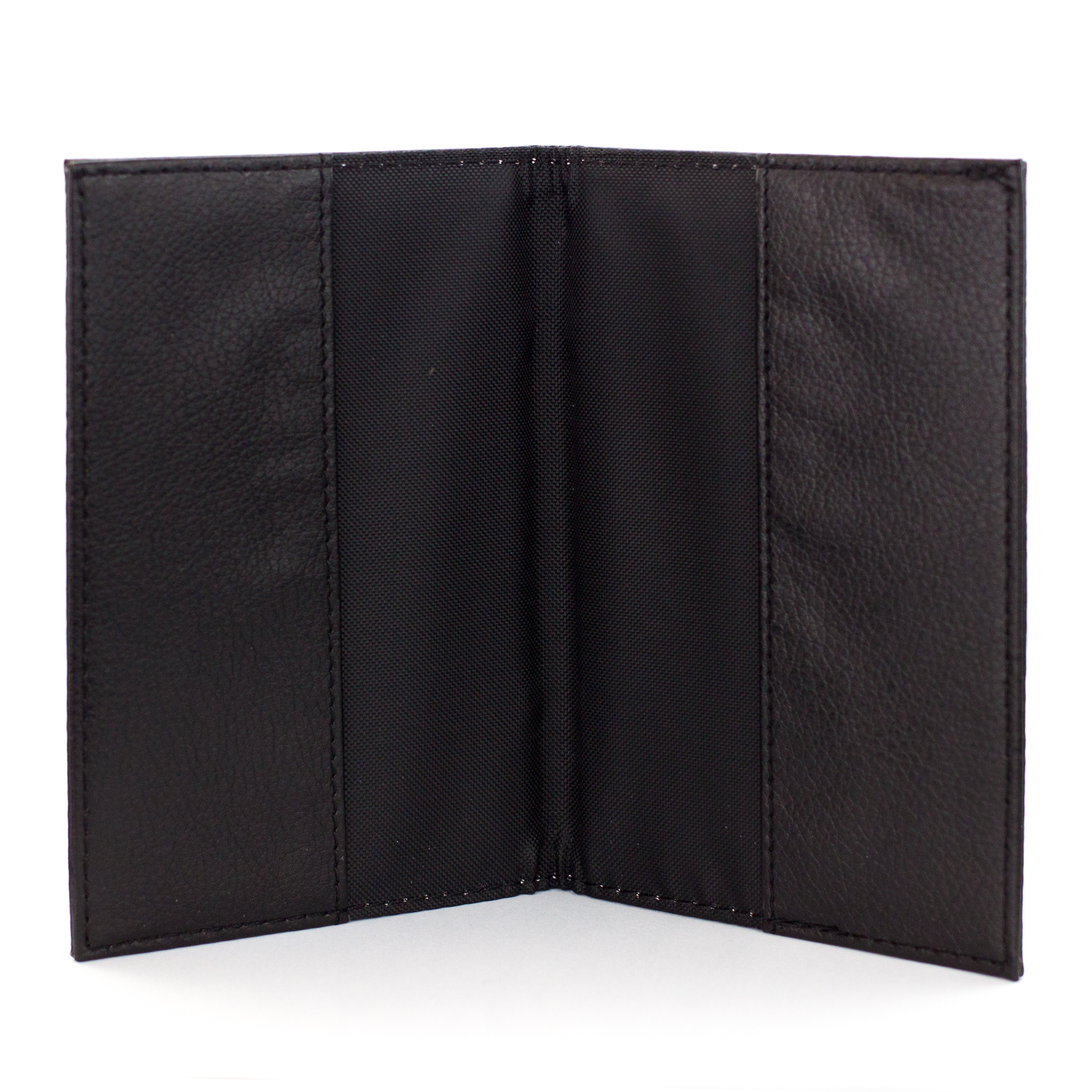 Vegan Leather RFID Blocking Passport Cover, Sturdy, Slim (Black) - image 4 of 4