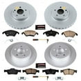 thumbnail image 2 of PowerStop Front and Rear Geomet Coated Brake Rotor and Pad Kit Fits: MERCEDES-BENZ Select Models CRK7612, 2 of 5
