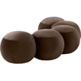 thumbnail image 5 of Meridian Furniture Apollo Brown Velvet Bench, 5 of 11