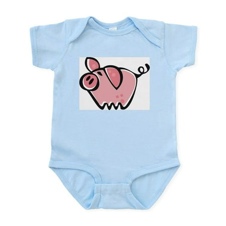 

CafePress - Cute Pig Infant Bodysuit - Baby Light Bodysuit