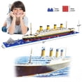 thumbnail image 2 of Juego de bloques de construcción BIDIUTOY Titanic Ship, modelo 1860 piezas, 2 of 9