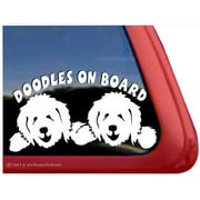Doodles On Board | High Quality Vinyl Goldendoodle Labradoodle Dog Window Decal