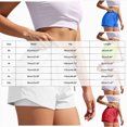 thumbnail image 3 of KPOPLK Women's Hiking Liner Shorts Lightweight Quick Dry 5" Shorts Water Resistant with Zipper Pockets Size L,White, 3 of 6