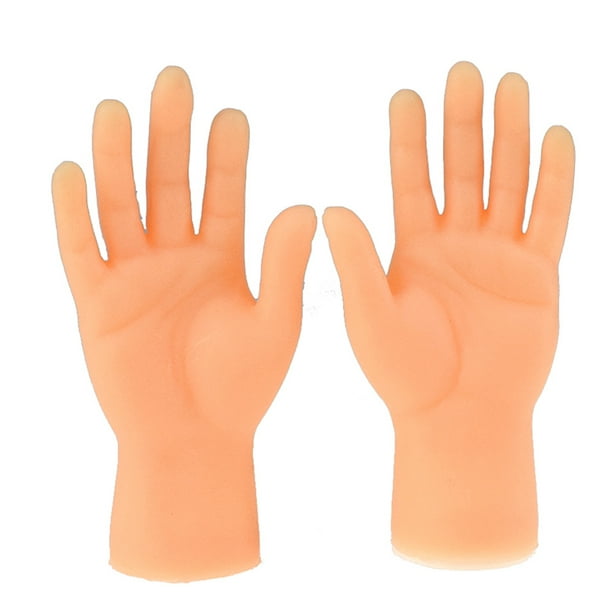 Petites mains gauche et droite mains en PVC doux au toucher Mini