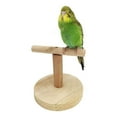 Pet Enjoy Wooden Bird Training Stand,Tshaped Stand Perch Portable