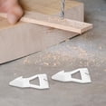 thumbnail image 3 of Easily Installable 100pcs Self Locking Plastic Shelf Supports in White, 3 of 10