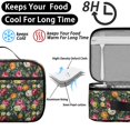 thumbnail image 4 of Pioneer Flower Floral Print Pattern Insulated Lunch Bag Teen, Toddler Lunch Bag,Bento School Lunch Bag for Teen for Work,Picnic or Travel, 4 of 5