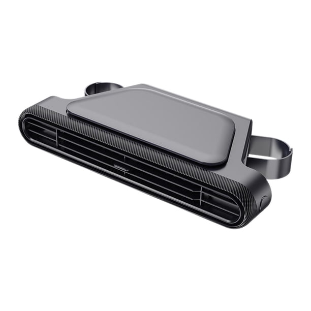 Ventilador de refrigeración para asientos de coche, ventilador de circulación de aire para asientos traseros, ideal para vehículos recreativos y SUV en verano. Color de fibra de carbono