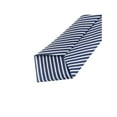 thumbnail image 4 of INSPIRE CHIC Unisex Pre-tied Colorful Cute Pattern Elastic Neck Short Ties for School Uniforms Blue White Stripe One Size, 4 of 5